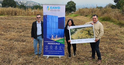 EAWD y los principales propietarios de tierras del Municipio de Magdalena Contreras planean colaborar en la planta de generación de agua atmosférica fuera de la red para abordar la escasez de agua